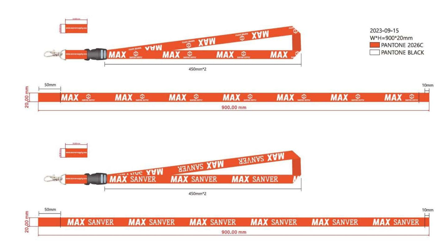 Lanyard for MAX Tapeners Official Design