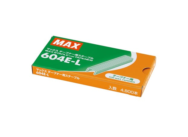 Tapener MAX Staples 604E-L, 1 Box (New Packaging)