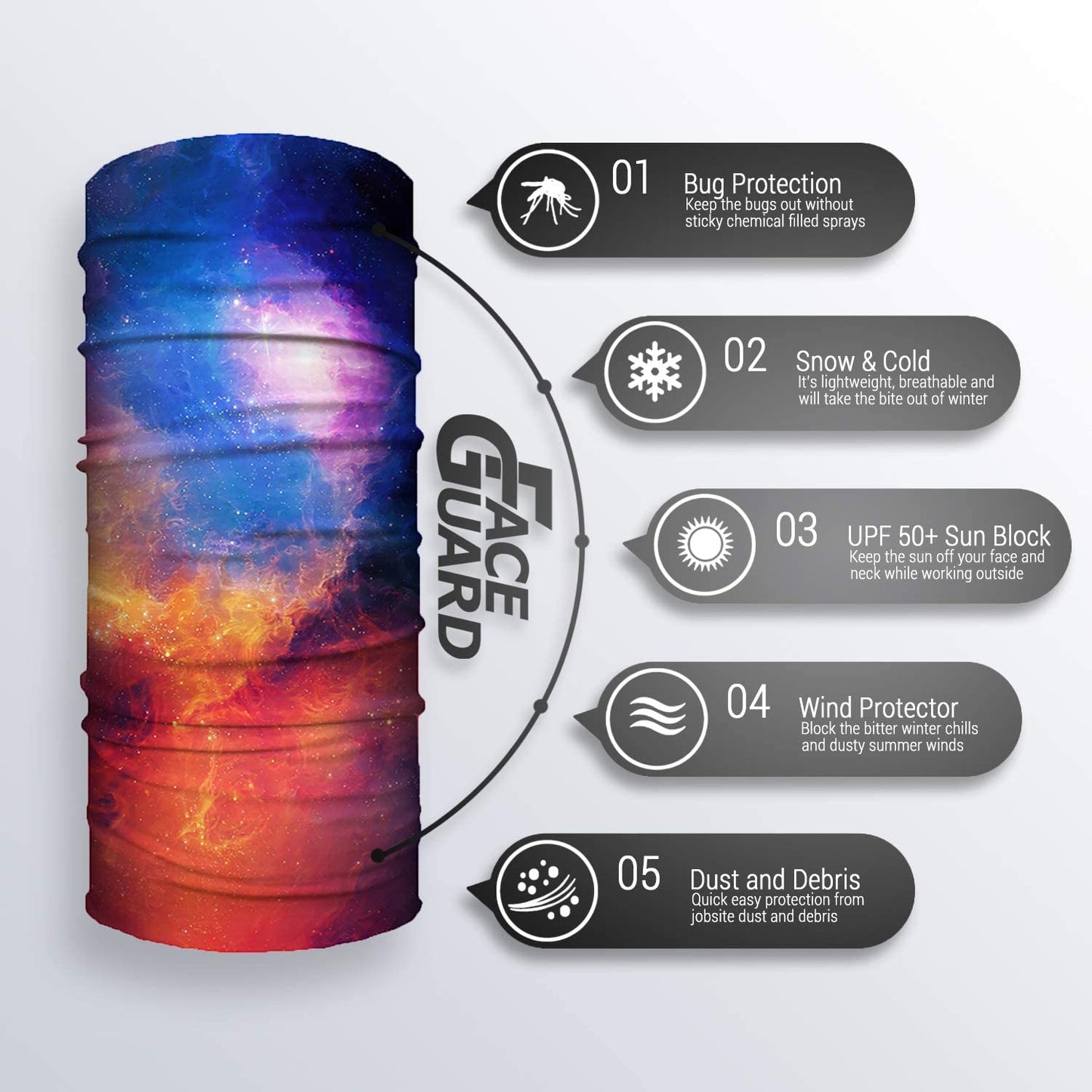 John Boy Face Guard NEBULA Bandana