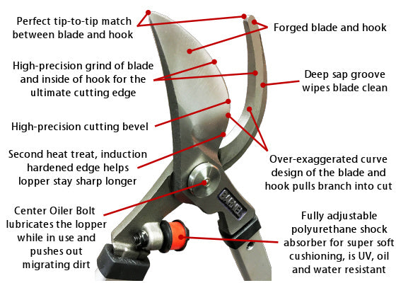 Barnel Professional Orchard Aluminum Handle Lopper OR32A