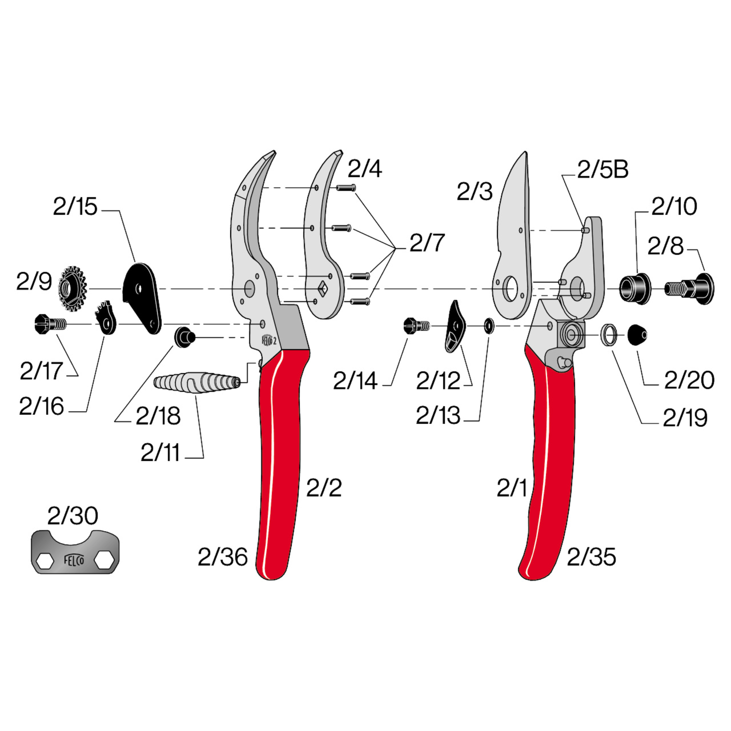 FELCO 2 and 8 Replacement Spring Kit (2/91)