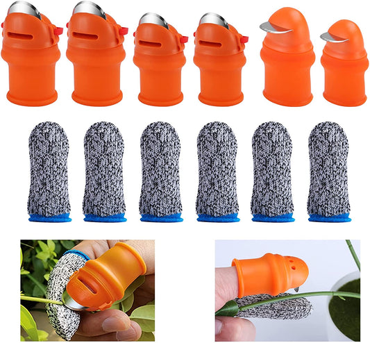 Thumb Knife for Pruning and Harvesting (12 Pcs kit)