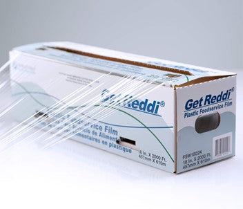 Get Reddi® Plastic Foodservice Film Wrap 12" x 500' #64627
