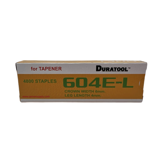 Duratool Tapener Staples 604E-L