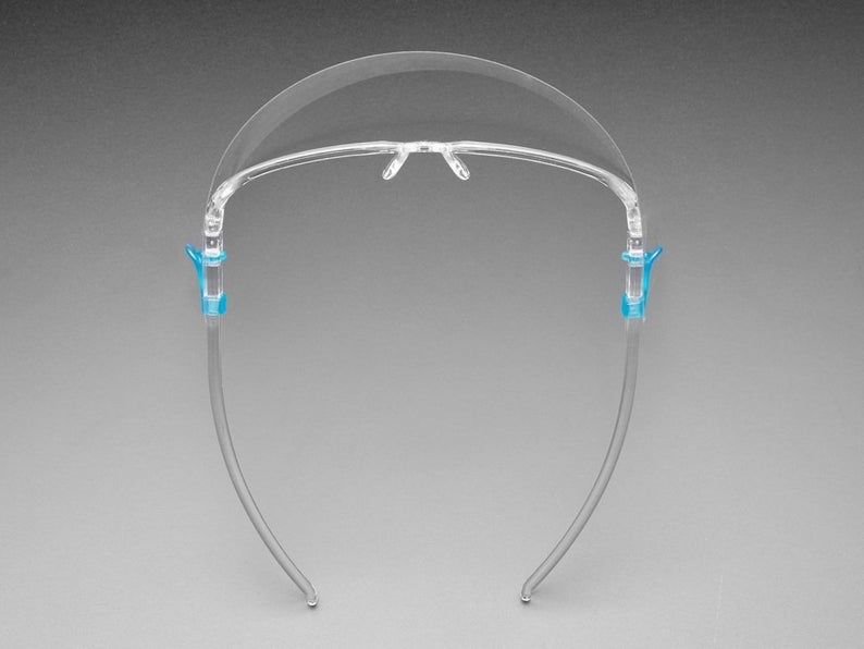 Face Shield with Glasses Frame (2-Pack)